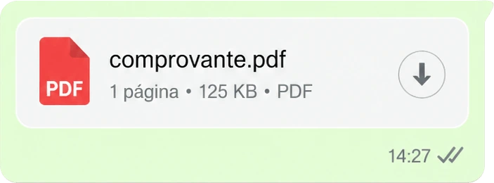 Payment receipt being analysed by the AI